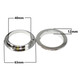 40mm Plastic Curtain Eyelets With Curtain Tape